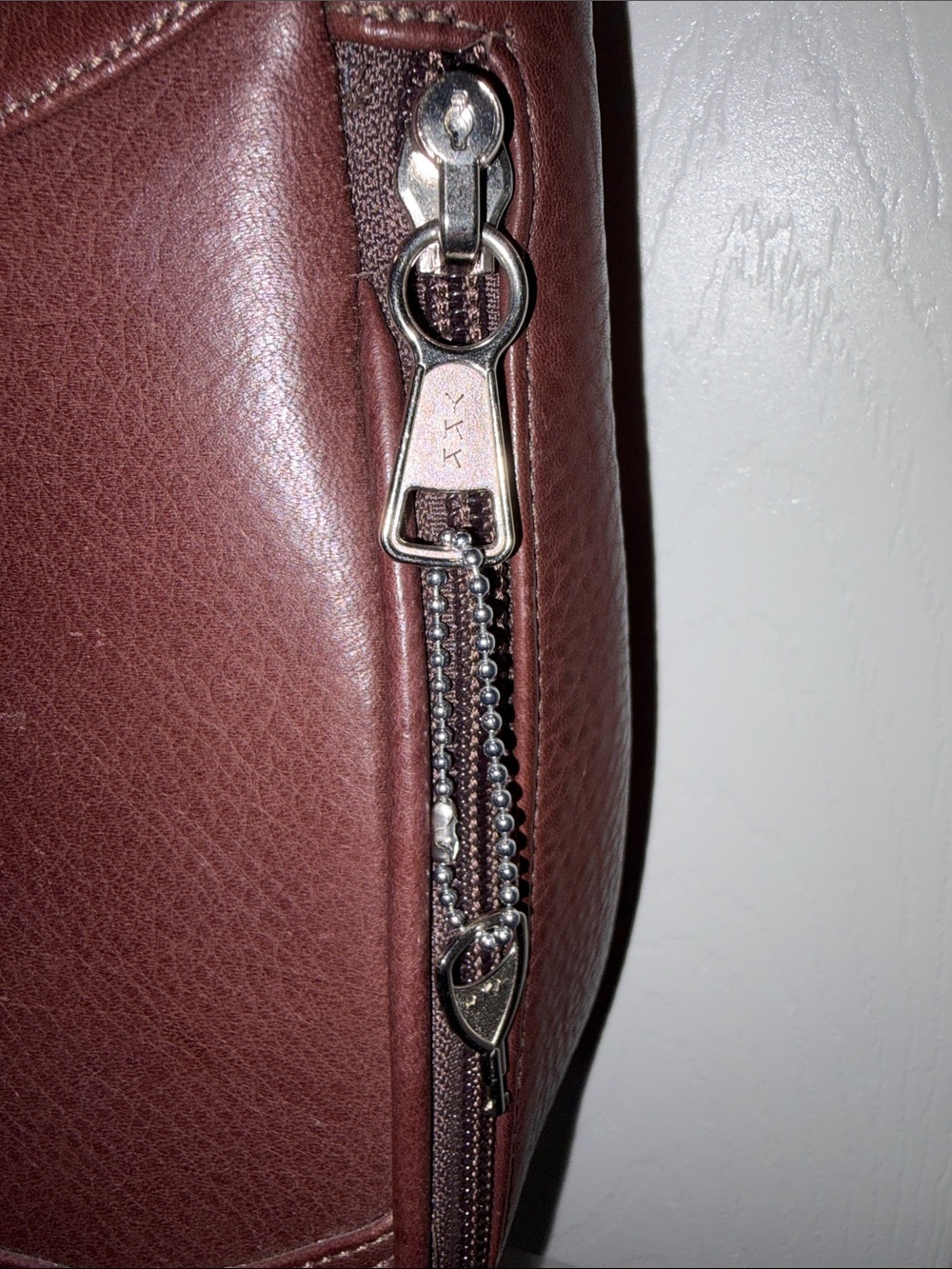 Coronado Leather Conceal Carry Shoulder Purse Brown Leather - Picture 3 of 11